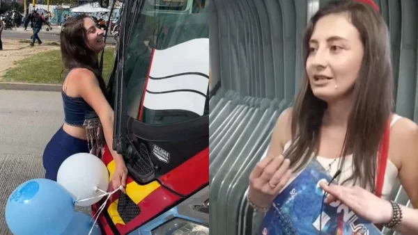 Mujer que se casó con Transmilenio celebró su primer aniversario de bodas Mujer que se casó con Transmilenio celebró su primer aniversario de bodas