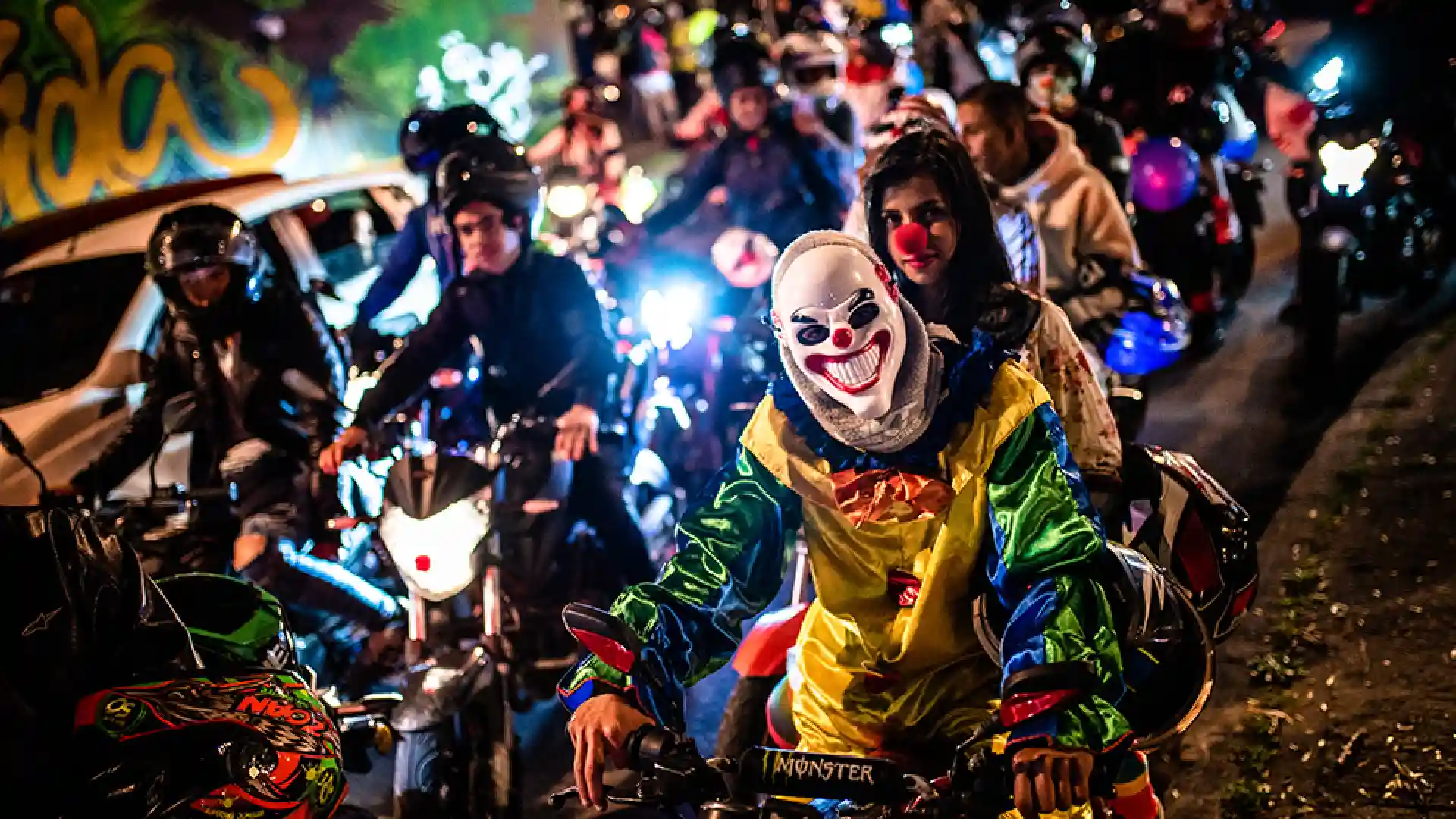 Moteros, caravana 31 de octubre