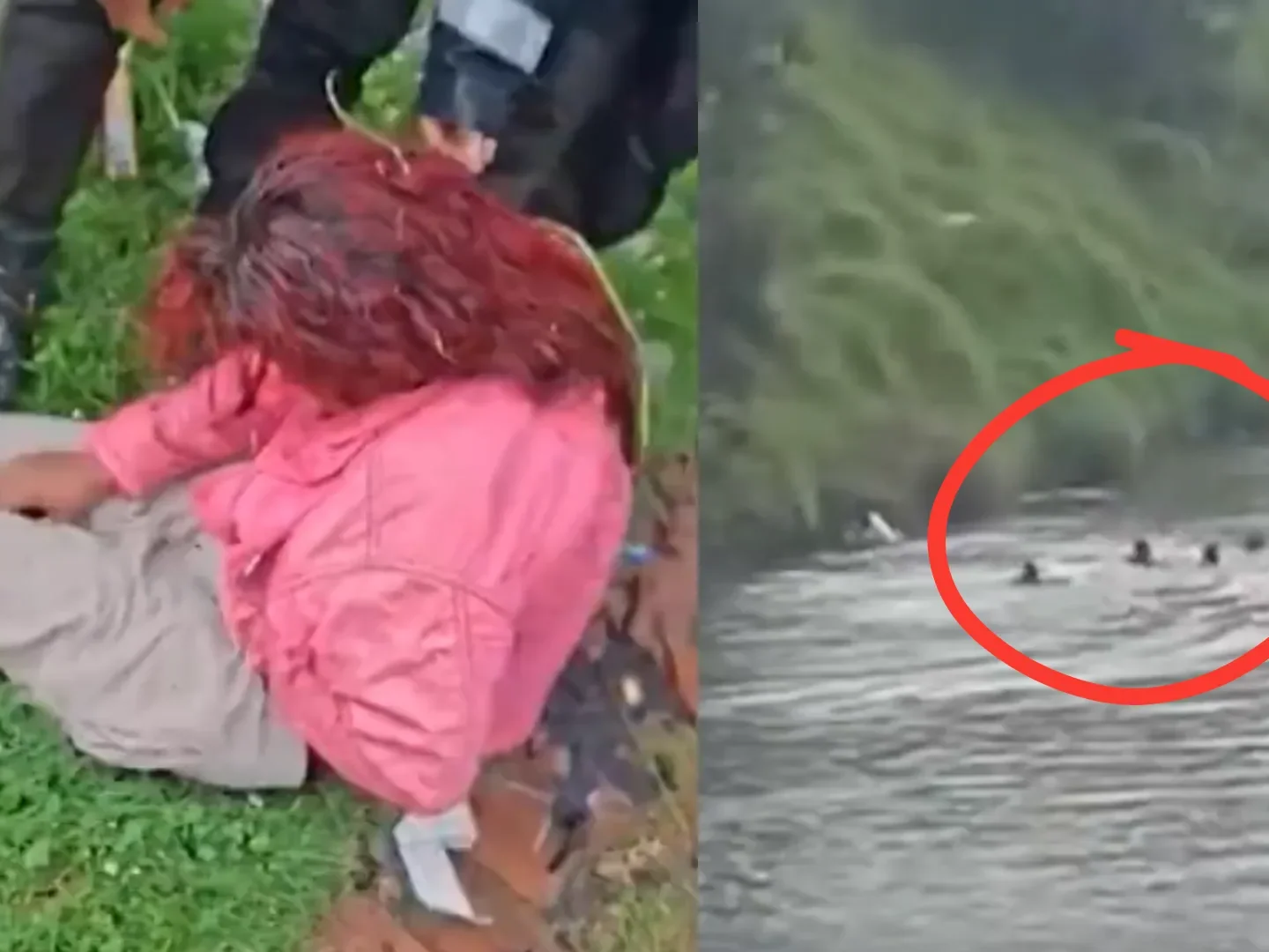 Ciudadanos rescataron junto a la Policía a madre que saltó con su bebé al río Bogotá