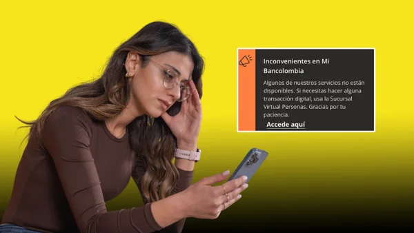 Usuarios reportan nuevas fallas en la aplicación de Bancolombia: ya hay pronunciamiento