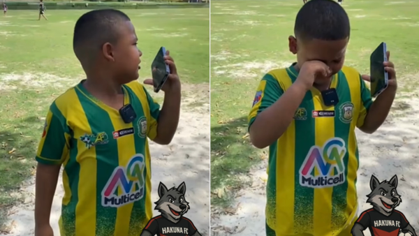 “¡Me escogió Atlético Nacional!”: la tierna llamada de un niño que hizo llorar a todo un país “¡Me escogió Atlético Nacional!”: la tierna llamada de un niño que hizo llorar a todo un país