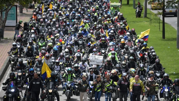 Bogotá: Motociclistas convocan manifestaciones desde el jueves por restricciones en Halloween