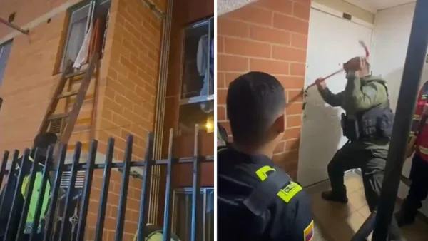 VIDEO | Hombre encerró y amenazó a su expareja y a su hija de 6 años con un cuchillo en Soacha