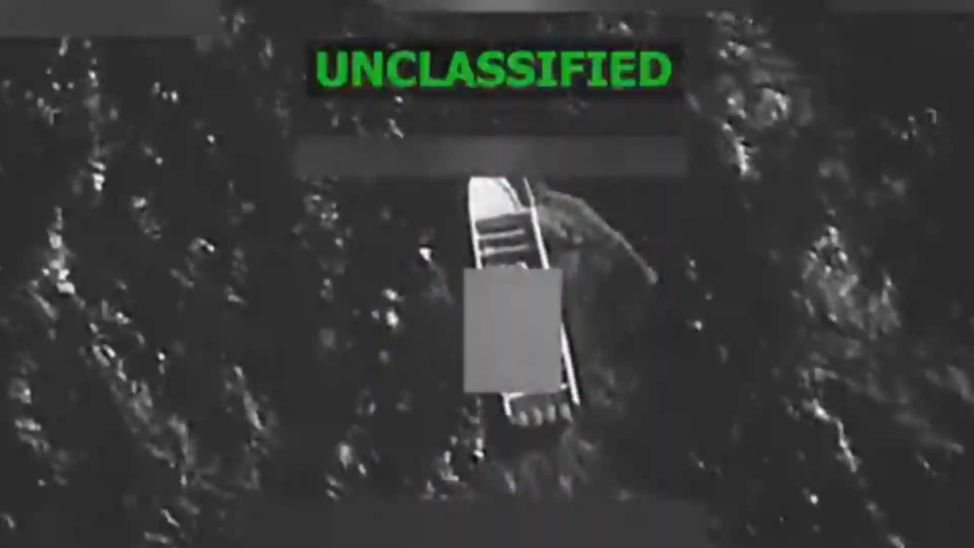 Ataque de Estados Unidos contra narcolancha.