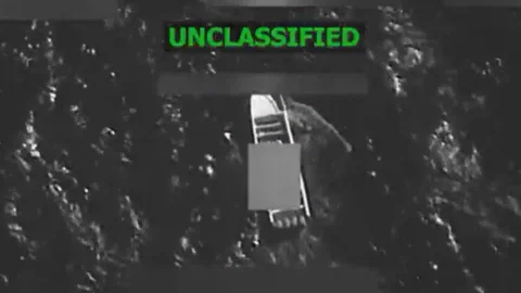 Ataque de Estados Unidos contra narcolancha.