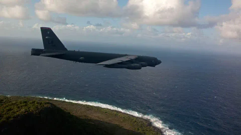 Avión B-52 de Estados Unidos.