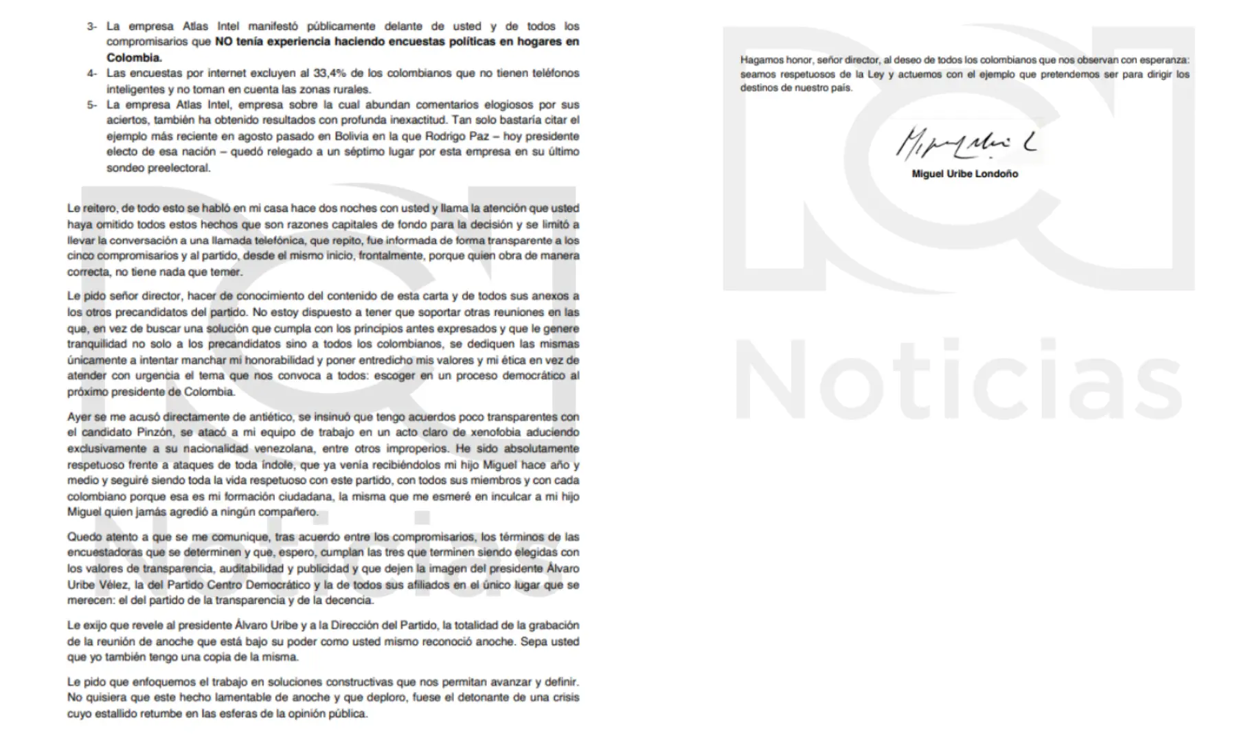 Crisis en el Centro Democrático