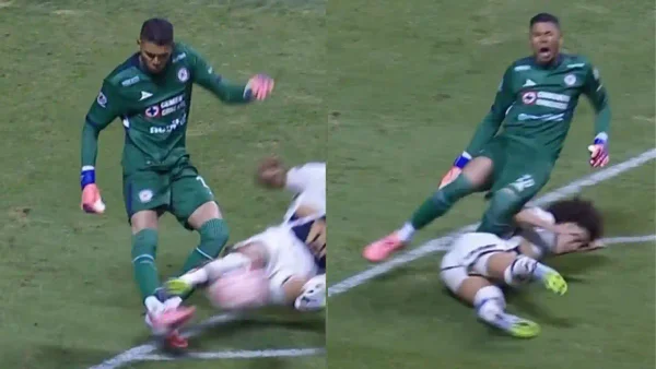 Escándalo en México: la dura entrada que lesionó a Kevin Mier y desató la polémica Escándalo en México: la dura entrada que lesionó a Kevin Mier y desató la polémica