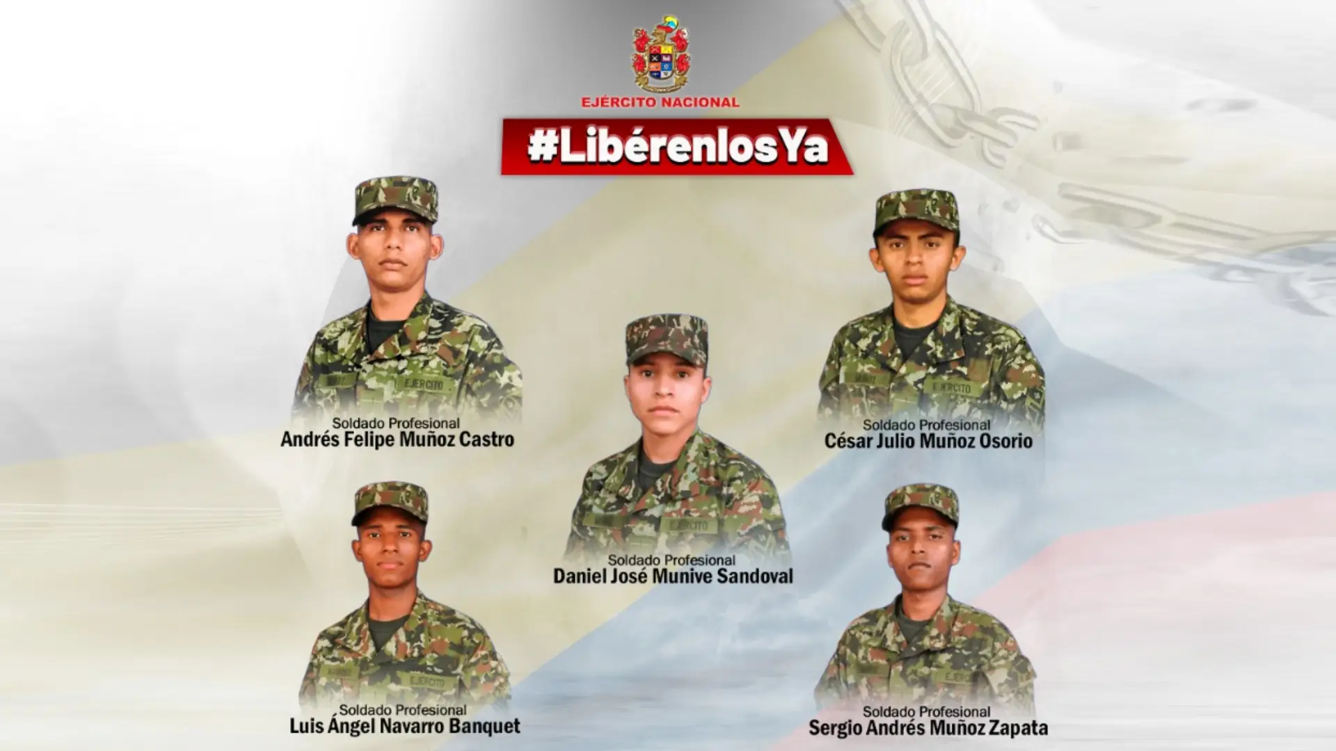 Cinco soldados secuestrados en Tame, Arauca