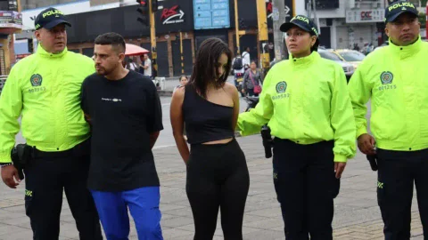 Captura de 'motoladrones' en Cali.