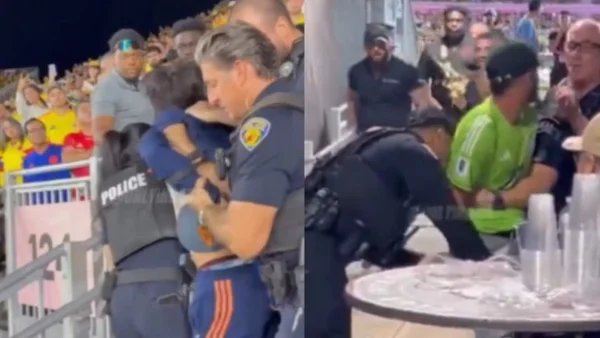 Hinchas colombianos tuvieron fuertes incidentes con la Policía de EE.UU. en el partido de la Selección vs. Nueva Zelanda: VIDEO Hinchas colombianos tuvieron fuertes incidentes con la Policía de EE.UU. en el partido de la Selección vs. Nueva Zelanda: VIDEO