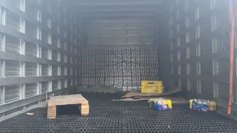 Robo a camión de cerveza en Bogotá