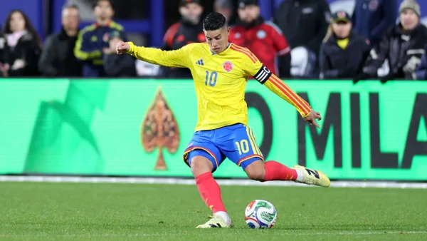 ¡Apareció James! El '10' destrabó el partido frente a Australia con esta anotación