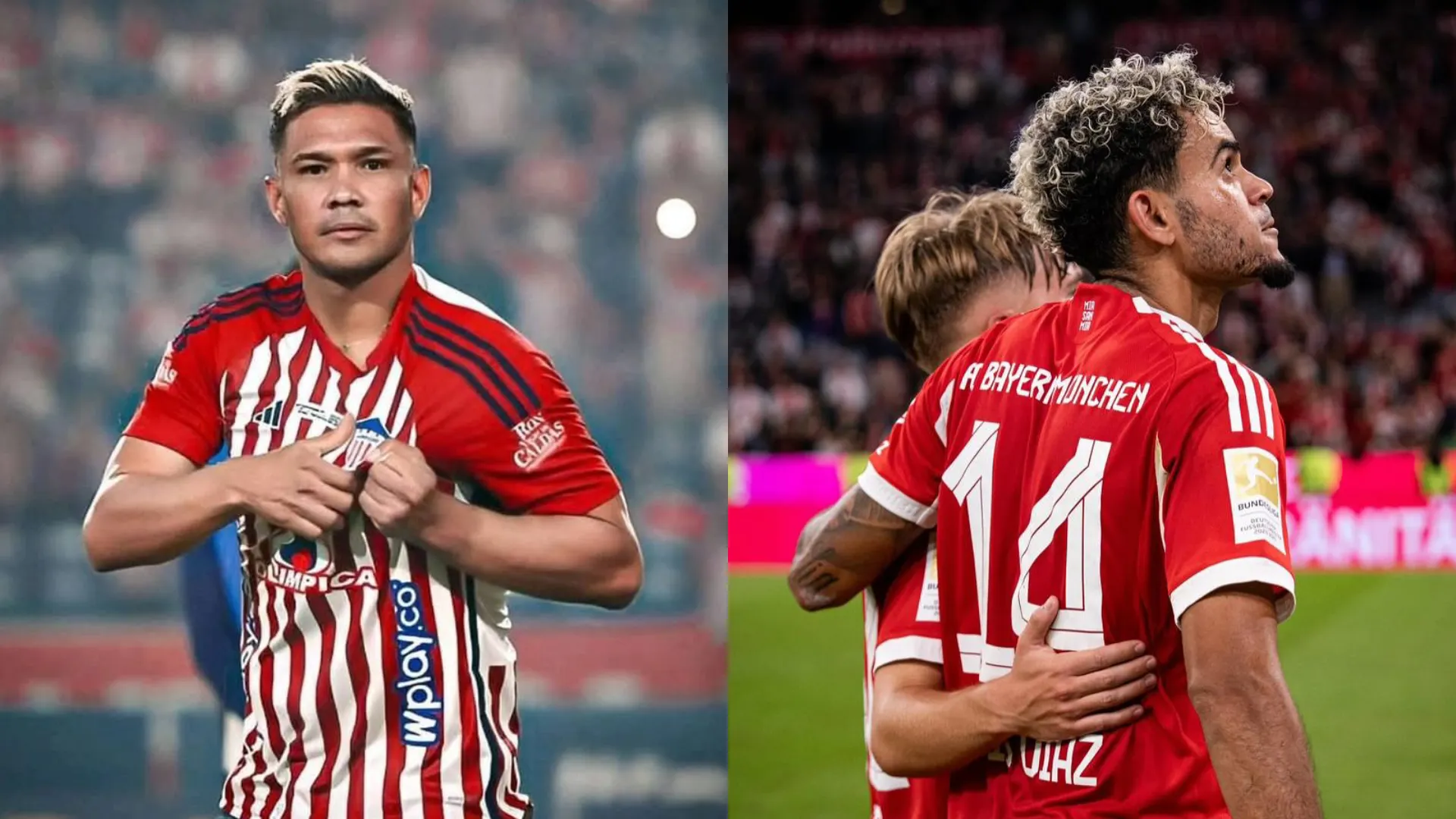 Teófilo Gutiérrez y Luis Díaz