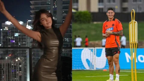 Luisa Duque bailando en Miami, novia de James Rodríguez.
