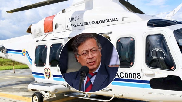 Helicóptero presidencial se queda sin soporte técnico, tras inclusión de Petro en la Lista Clinton Helicóptero presidencial se queda sin soporte técnico, tras inclusión de Petro en la Lista Clinton