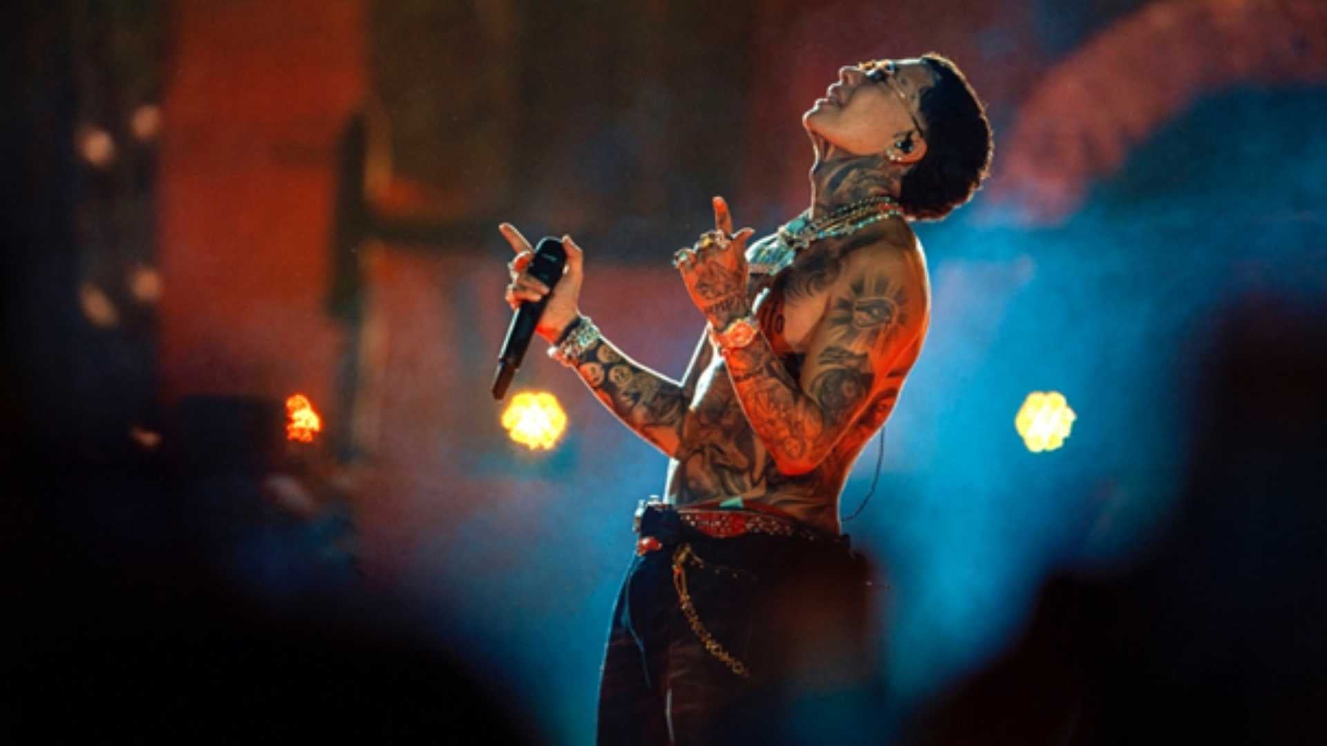 Blessd emociona Bogotá con un histórico show sold out en Vive Claro. Foto: Cortesía Vive Claro