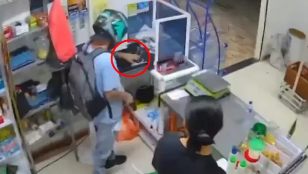 VIDEO | Cámaras registraron violento asalto a mano armada en un local de El Cerrito