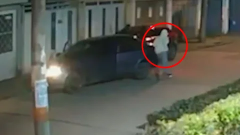 Banda ladrones de carros en Bogotá