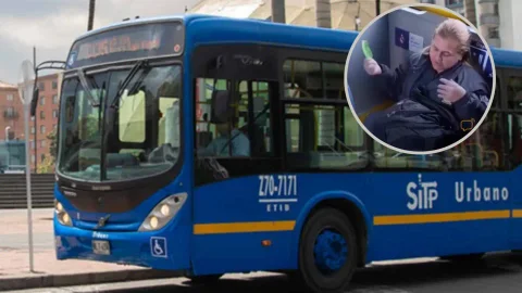 Video mujer se subió a un SITP sin pagar conductor detuvo el bus