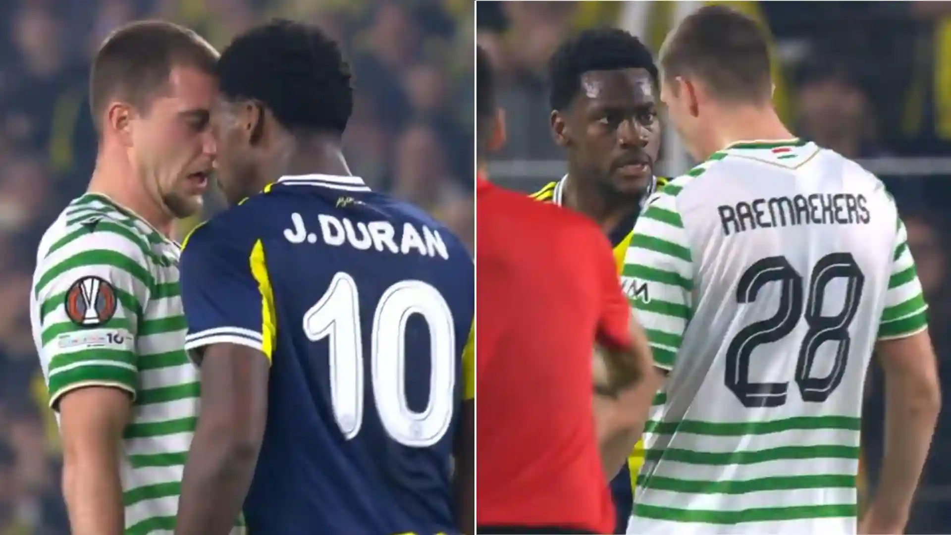 Jhon Durán, cabezazo en Europa League