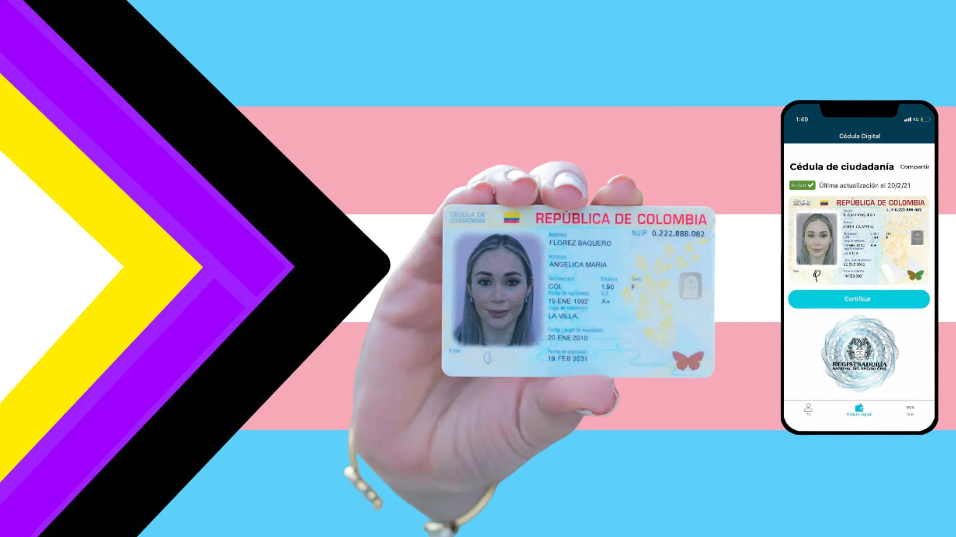 Foto: montaje realizado con imágenes de la Registraduría y Freepik