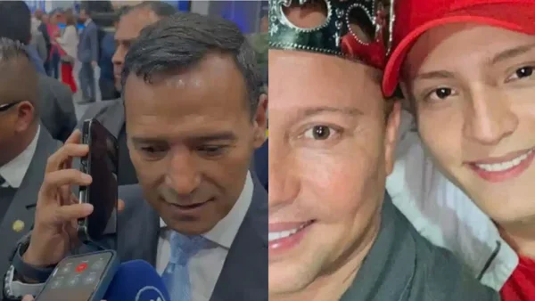 Emotiva llamada del ministro de Defensa a Giovanny Ayala anunciando la liberación de su hijo