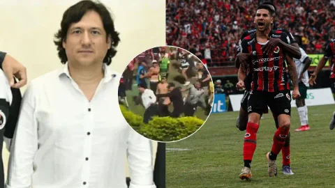 Video: Así fue agredido José Augusto Cadena, presidente del Cúcuta, tras el ascenso del equipo