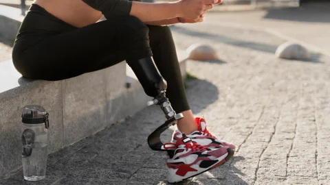 Actriz sufre la amputación de su pierna