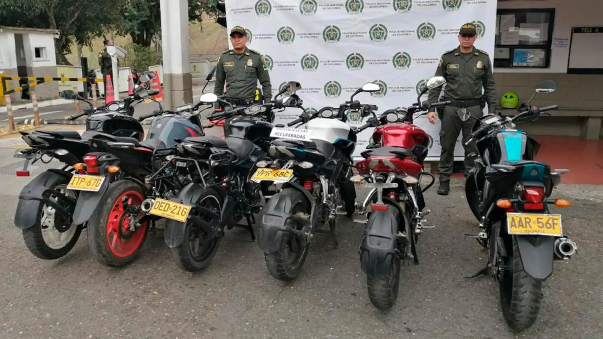 Motos robadas en Medellín