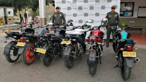 Motos robadas en Medellín