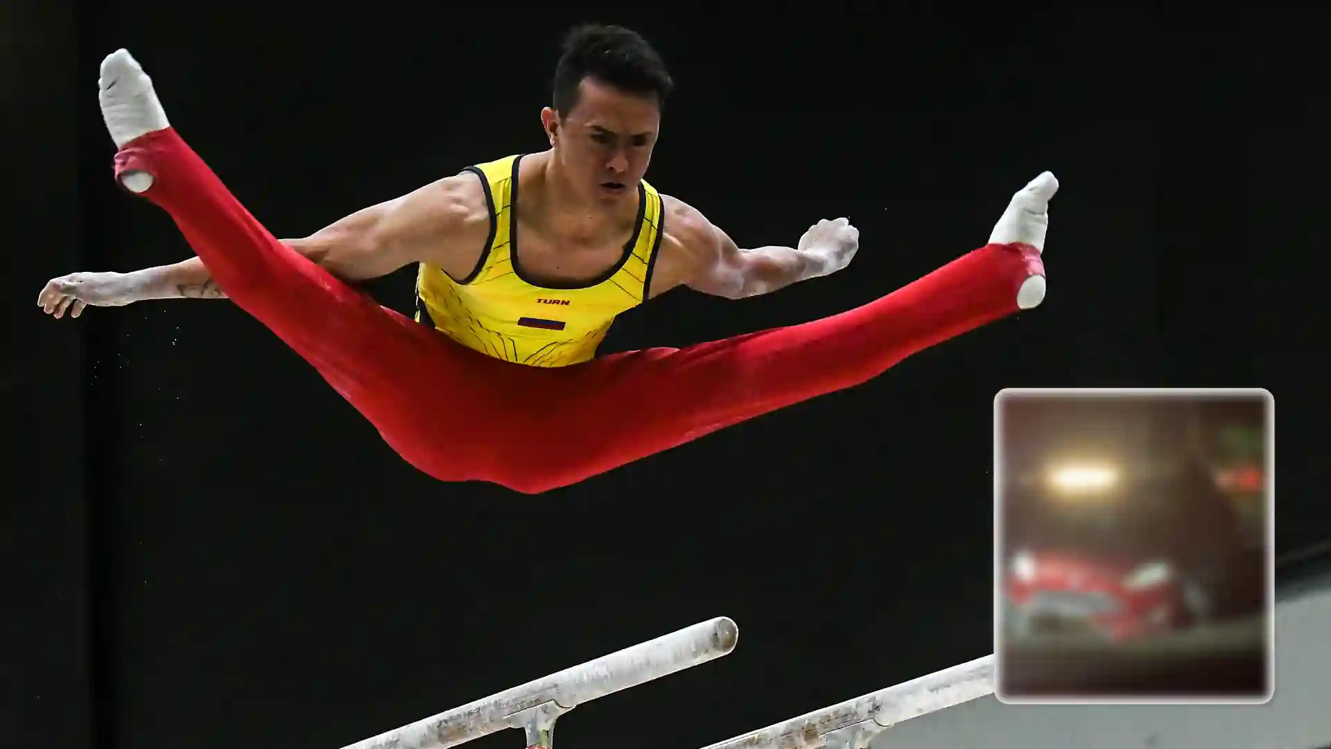 Así quedó el carro del gimnasta olímpico Jossimar Clavo, tras atentado con explosivos en Cúcuta