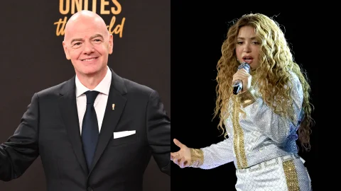 Gianni Infantino y Shakira Mundial 2026