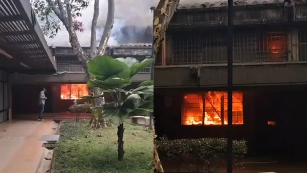 Encapuchados iniciaron un incendio en las instalaciones del Politécnico Jaime Isaza Cadavid de Medellín Encapuchados iniciaron un incendio en las instalaciones del Politécnico Jaime Isaza Cadavid de Medellín