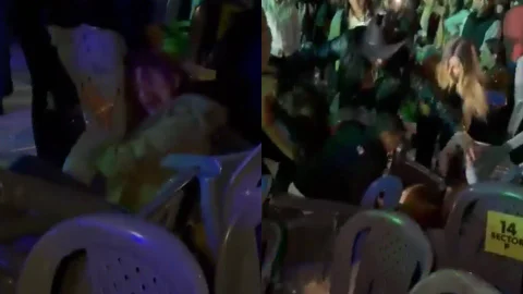 Video viral: mujeres se pelean en pleno concierto de Grupo Firme en Bogotá