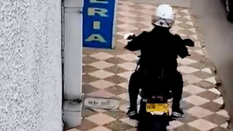 Motos en los andenes como nueva modalidad de robo