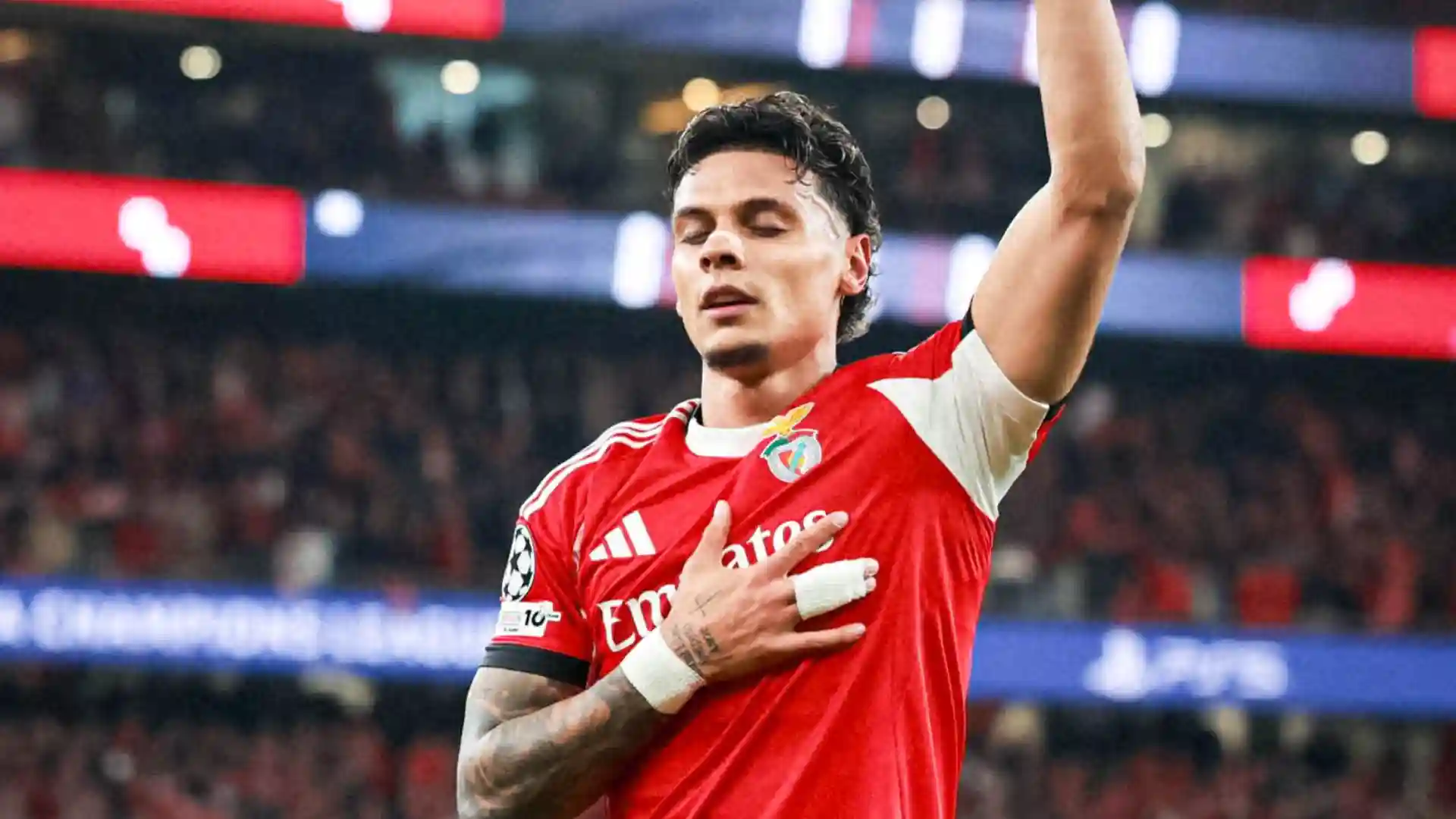 Golazo de Richard Ríos al Napoli: así definió el colombiano en Champions League