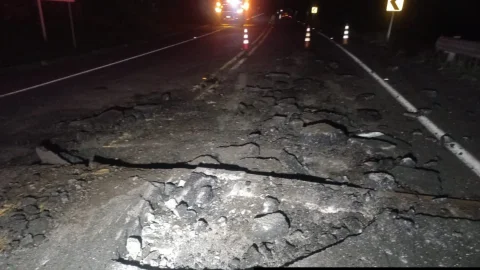 Explosión en vía Manizales - Medellín.