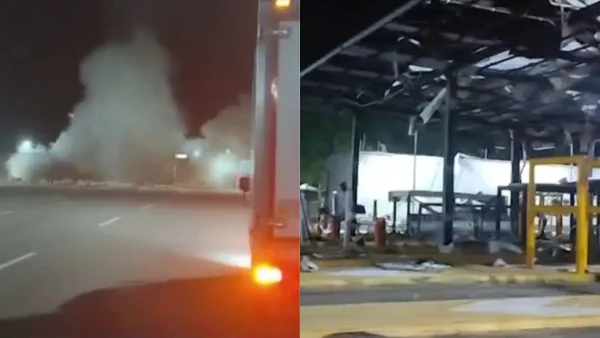 Un peaje destruido, dos vehículos incinerados y la instalación de siete explosivos: balance del paro armado del ELN