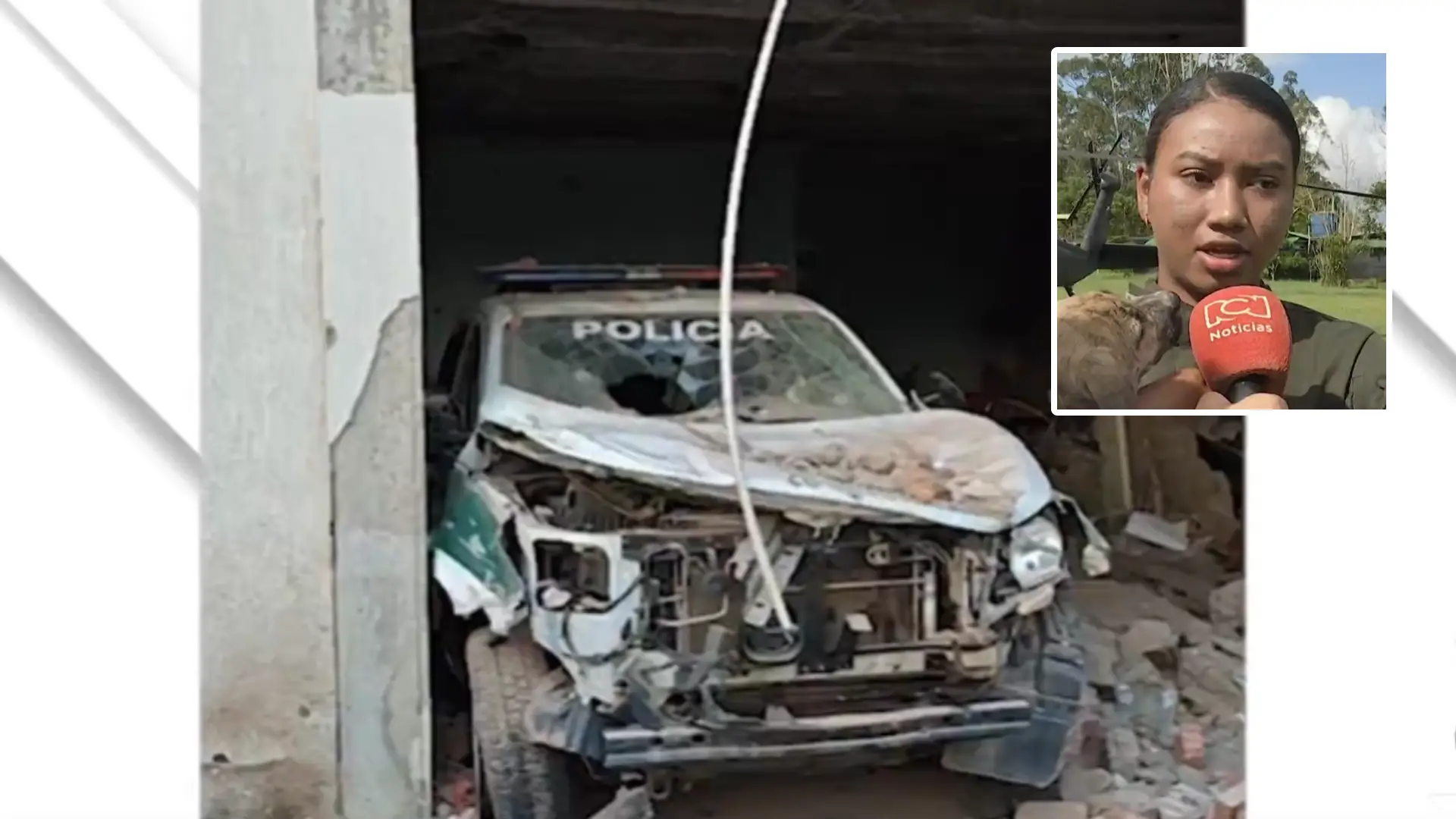 Habló patrullera que resistió durante siete horas los ataques de las disidencias en Buenos Aires, Cauca