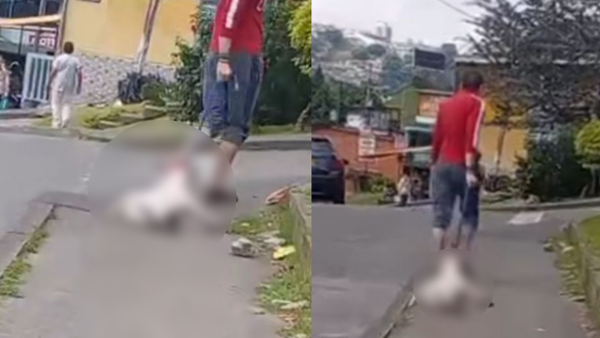 Un hombre le quitó la vida a su perro y arrastró el cuerpo por las calles de Manizales