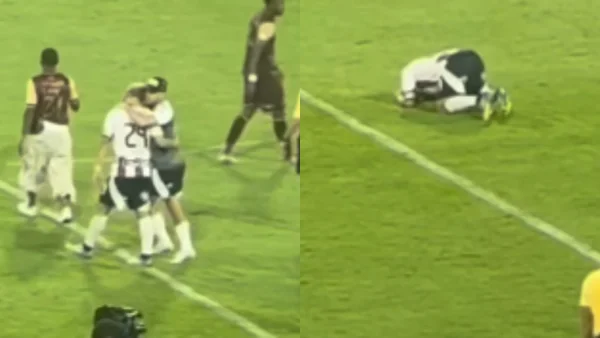 Teófilo volvió para ser campeón: las lágrimas del delantero tras el pitazo final Teófilo volvió para ser campeón: las lágrimas del delantero tras el pitazo final