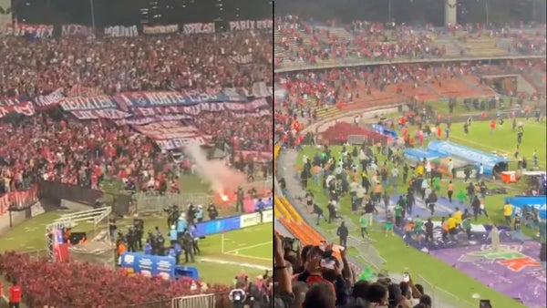 Videos: así fue la terrible batalla campal entre hinchas del DIM y Nacional tras la final de Copa BetPlay Videos: así fue la terrible batalla campal entre hinchas del DIM y Nacional tras la final de Copa BetPlay