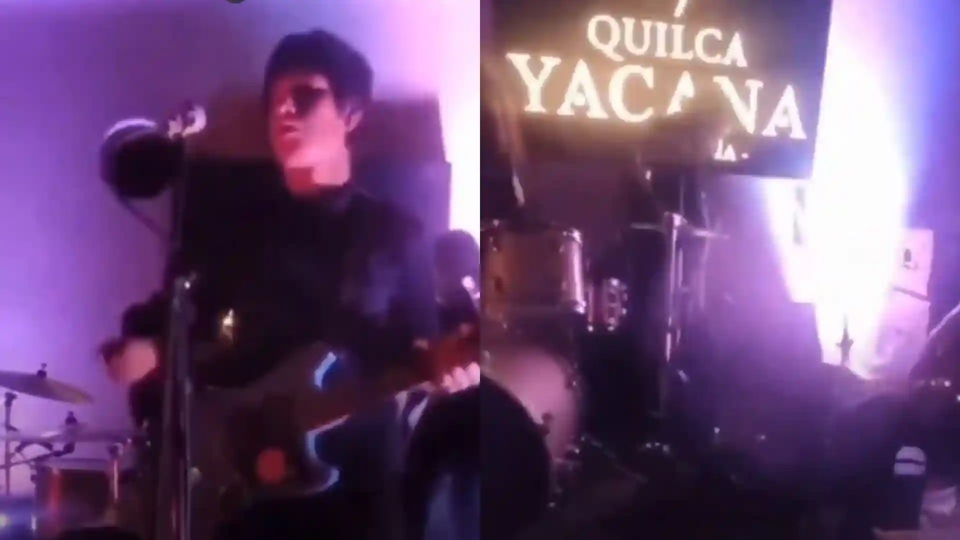 Video: cantante sufre descarga eléctrica en pleno concierto y causa conmoción