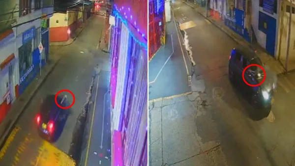 VIDEO | Captan vehículo en movimiento lanzando pólvora en plena madrugada en Fusagasugá