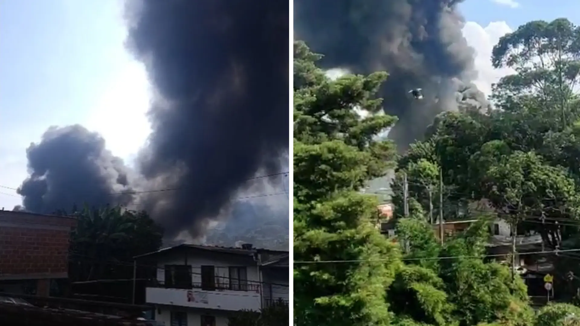 Incendio en La Estrella