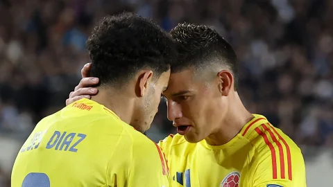 Lo vi mal”: Luis Díaz se refirió al estado de salud de James Rodríguez tras partido de Colombia | Noticias RCN