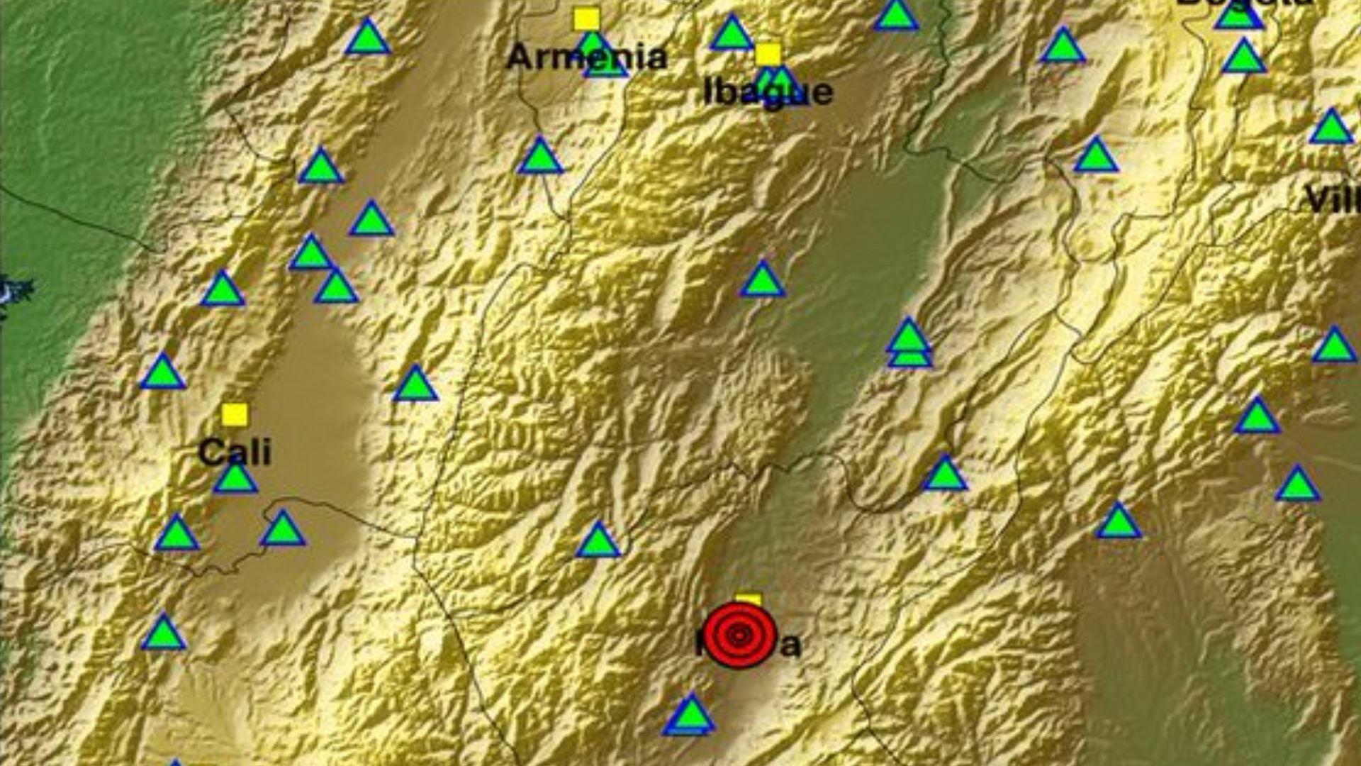 Temblor en Colombia HOY 21 de diciembre en Neiva, Huila