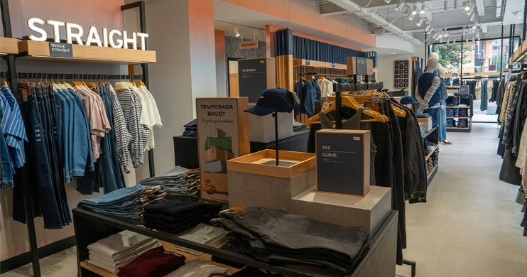 Levi’s inaugura tienda flagship en Bogotá y supera las 100 tiendas en Colombia. Foto cortesía: Levi's