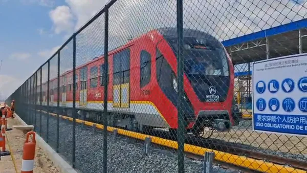 Video: Metro de Bogotá fue visto por primera vez rodando en la ciudad